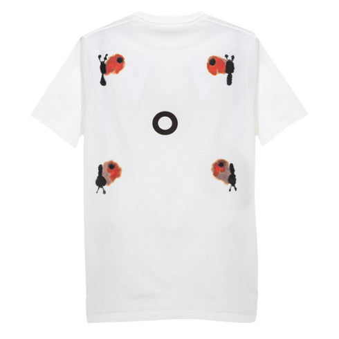 POP Trading Company Rop Butterfly T-Shirt White POPAW23_02-024 Degli Uberti
